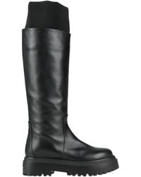 Le Silla - Boot Calfskin, Textile Fibers - Lyst
