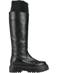 Le Silla - Boot Calfskin, Textile Fibers - Lyst