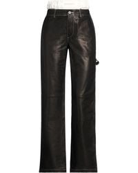 Halfboy - Pants Ovine Leather - Lyst