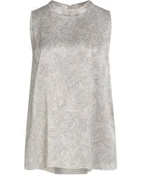 Hemisphere - Sand Top Silk, Elastane - Lyst