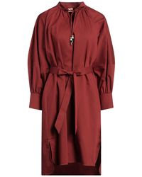 BOSS - Midi Dress Cotton, Polyester, Elastane - Lyst