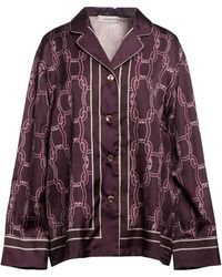 Agnona - Plum Shirt Silk - Lyst