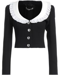 Alessandra Rich - Jacket Virgin Wool, Cotton, Silk, Polyester - Lyst