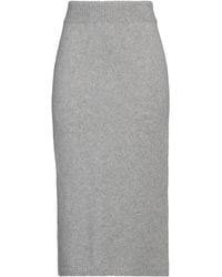 Fedeli - Midi Skirt Virgin Wool, Cashmere, Polyamide - Lyst