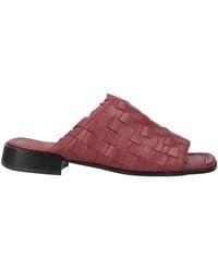 Ixos - Burgundy Sandals Leather - Lyst
