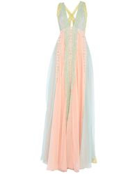 Alberta Ferretti Vestido largo - Rosa