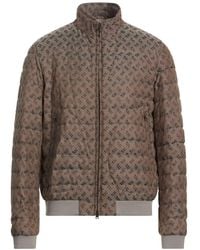 Herno - Taupe Puffer Polyester, Cotton - Lyst