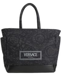Versace - Handbag Polyamide, Cotton, Polyester, Acrylic - Lyst