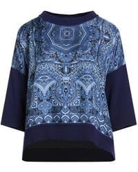 Etro - T-Shirt Wool, Viscose, Cashmere, Silk - Lyst