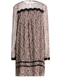Kristina Ti - Mini Dress Silk - Lyst