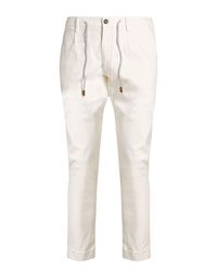 Eleventy - Platinum Pants Cotton, Lyocell, Silk, Elastane - Lyst