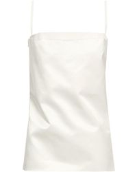 Sportmax - Top Cotton, Polyamide - Lyst