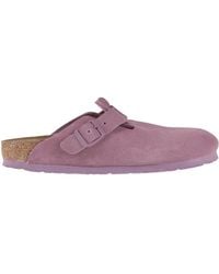 Birkenstock - Mauve Mules & Clogs Leather - Lyst