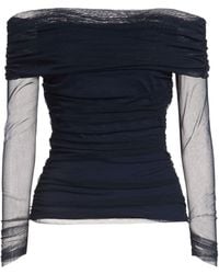 La Petite Robe Di Chiara Boni - Bright Top Polyamide, Elastane - Lyst