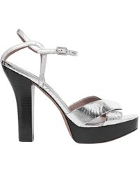 Diane von Furstenberg Sandals - Metallic