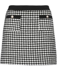 Clips More - Mini Skirt Polyester, Acrylic, Wool, Cotton, Elastane - Lyst