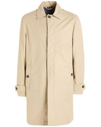 Montedoro - Overcoat & Trench Coat Cotton, Polyamide - Lyst