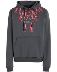 PHOBIA ARCHIVE - Hoodie With Lightning Sweatshirt Cotton - Lyst