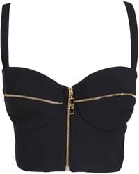 Elisabetta Franchi - Top Polyester, Elastane - Lyst