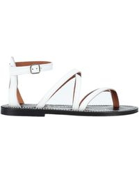 Haus By Golden Goose Deluxe Brand Toe Strap Sandals - White