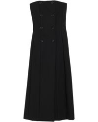 Department 5 - Midi Dress Polyester, Virgin Wool, Elastane - Lyst
