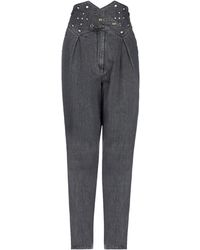 Soallure Denim Trousers - Grey