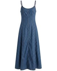 Rag & Bone - Midi Dress Cotton - Lyst