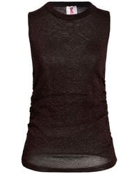 Kontatto - Dark Sweater Viscose, Polyamide, Metallic Fiber - Lyst