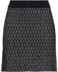 Suoli - Mini Skirt Virgin Wool, Viscose, Metallic Fiber, Polyester - Lyst