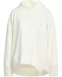 Dondup - Cream Sweatshirt Cotton, Polyester, Acrylic, Polyamide, Mohair Wool - Lyst