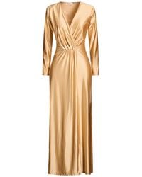 Kontatto - Maxi Dress Nylon, Elastane - Lyst