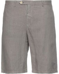 Drumohr - Khaki Shorts & Bermuda Shorts Linen - Lyst