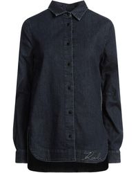 Karl Lagerfeld - Camicia Jeans - Lyst