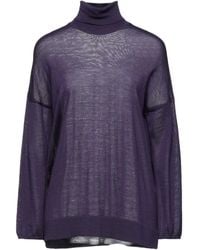 Rossopuro - Dark Turtleneck Wool - Lyst