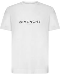 Givenchy - Camiseta de algodon con logo - Lyst