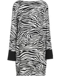 Roberto Cavalli - Mini Dress Viscose, Elastane, Polyester, Virgin Wool - Lyst