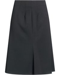 D.exterior - Midi Skirt Polyester, Virgin Wool, Elastane - Lyst