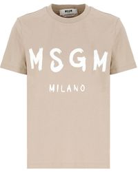 MSGM - T-shirt - Lyst