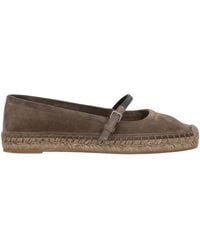 Brunello Cucinelli - Espadrilles Leather - Lyst