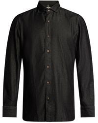 Luigi Borrelli Napoli - Charcoal Denim Shirt Cotton - Lyst