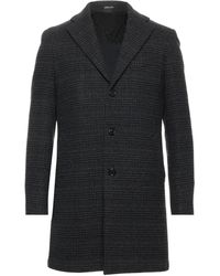 Mens Clothing Coats Long coats and winter coats Grey Domenico Tagliente Coat in Grey for Men 