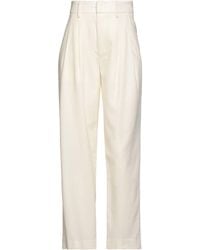Dondup - Ivory Pants Virgin Wool, Elastane - Lyst