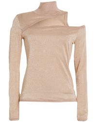 Patrizia Pepe - Turtleneck Viscose, Polyester, Polyamide, Elastane - Lyst