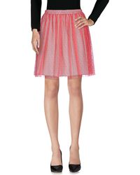 RED Valentino Gonna ginocchio - Rosa