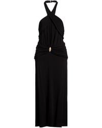 Elisabetta Franchi - Midi Dress Viscose - Lyst