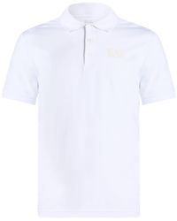 EA7 - Polo Shirt Cotton, Elastane - Lyst