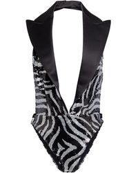 Dolce & Gabbana - Bodysuit Polyester, Silk, Elastane - Lyst