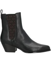 MICHAEL Michael Kors - Ankle Boots Leather, Textile Fibers - Lyst