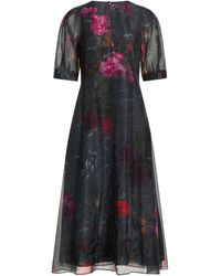 Ted Baker Embroidered Dress in Black | Lyst UK