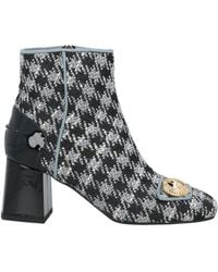 Pollini - Ankle Boots Leather, Textile Fibers - Lyst